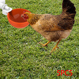 Maxbell 5 Pieces Automatic Chicken Water Cup Waterer Chicken Water Feeder for Bunny