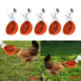 Maxbell 5 Pieces Automatic Chicken Water Cup Waterer Chicken Water Feeder for Bunny
