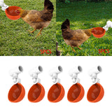 Maxbell 5 Pieces Automatic Chicken Water Cup Waterer Chicken Water Feeder for Bunny