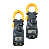 Maxbell Digital Clamp Meter 600V AC DC Resistance LCD Display 2A/20A/600A AC Current No Buzzer