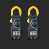 Maxbell Digital Clamp Meter 600V AC DC Resistance LCD Display 2A/20A/600A AC Current No Buzzer