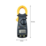 Maxbell Digital Clamp Meter 600V AC DC Resistance LCD Display 2A/20A/600A AC Current No Buzzer