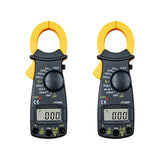 Maxbell Digital Clamp Meter 600V AC DC Resistance LCD Display 2A/20A/600A AC Current No Buzzer
