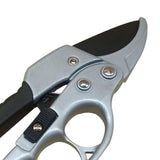 Maxbell Garden Pruning shear Nonslip Handle Stainless Steel for Garden Orchard Black Argent