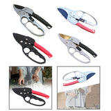 Maxbell Garden Pruning shear Nonslip Handle Stainless Steel for Garden Orchard Black Argent