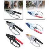 Maxbell Garden Pruning shear Nonslip Handle Stainless Steel for Garden Orchard Black Argent