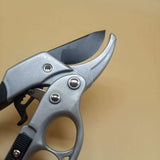 Maxbell Garden Pruning shear Nonslip Handle Stainless Steel for Garden Orchard Black Argent