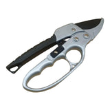 Maxbell Garden Pruning shear Nonslip Handle Stainless Steel for Garden Orchard Black Argent