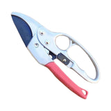Maxbell Garden Pruning shear Nonslip Handle Stainless Steel for Garden Orchard Red Argent