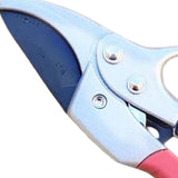Maxbell Garden Pruning shear Nonslip Handle Stainless Steel for Garden Orchard Red Argent