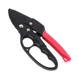 Maxbell Garden Pruning shear Nonslip Handle Stainless Steel for Garden Orchard Black Red