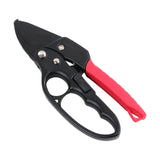 Maxbell Garden Pruning shear Nonslip Handle Stainless Steel for Garden Orchard Black Red