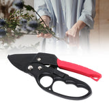 Maxbell Garden Pruning shear Nonslip Handle Stainless Steel for Garden Orchard Black Red