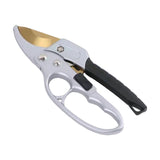 Maxbell Garden Pruning shear Nonslip Handle Stainless Steel for Garden Orchard Aureate Argent