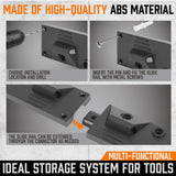 Maxbell Drill Holder Steel Adjustable Wall Mount Durable for Garage Home Lanudry