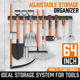Maxbell Drill Holder Steel Adjustable Wall Mount Durable for Garage Home Lanudry