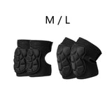 Maxbell Elbow Knee Shin Guards for Men Anti Slip Thick Sponge for Bike Cycling M