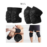 Maxbell Elbow Knee Shin Guards for Men Anti Slip Thick Sponge for Bike Cycling M