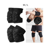 Maxbell Elbow Knee Shin Guards for Men Anti Slip Thick Sponge for Bike Cycling M
