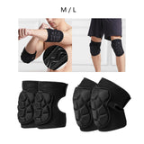 Maxbell Elbow Knee Shin Guards for Men Anti Slip Thick Sponge for Bike Cycling M