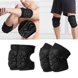 Maxbell Elbow Knee Shin Guards for Men Anti Slip Thick Sponge for Bike Cycling M
