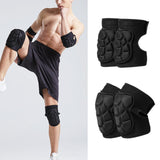 Maxbell Elbow Knee Shin Guards for Men Anti Slip Thick Sponge for Bike Cycling M