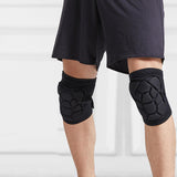 Maxbell Elbow Knee Shin Guards for Men Anti Slip Thick Sponge for Bike Cycling L