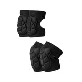 Maxbell Elbow Knee Shin Guards for Men Anti Slip Thick Sponge for Bike Cycling L