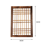 Maxbell Window Frame Yard Trellises Wood Window Pane Wall Pediments Easy to Hang