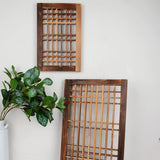 Maxbell Window Frame Yard Trellises Wood Window Pane Wall Pediments Easy to Hang