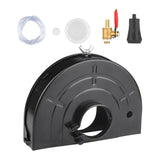 Maxbell Angle Grinder Dust Shroud Set Vacuum Surface Cover Grinder Steel for Stone Outer diameter 160mm