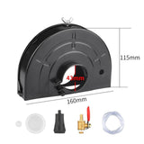 Maxbell Angle Grinder Dust Shroud Set Vacuum Surface Cover Grinder Steel for Stone Outer diameter 160mm