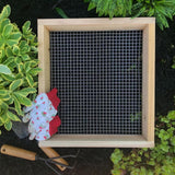 Maxbell Soil Sifter Handheld Cedar Sifter for Potting Soil Leaves Compost