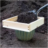 Maxbell Soil Sifter Handheld Cedar Sifter for Potting Soil Leaves Compost