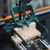 Maxbell Square Hole Hollow Chisel Mortiser Drill Bit for Log Woodworking Drill Press Green