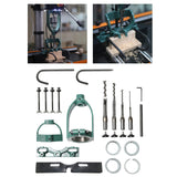 Maxbell Square Hole Hollow Chisel Mortiser Drill Bit for Log Woodworking Drill Press Green