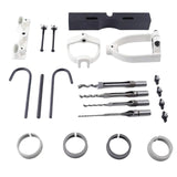 Maxbell Square Hole Hollow Chisel Mortiser Drill Bit for Log Woodworking Drill Press White