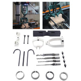 Maxbell Square Hole Hollow Chisel Mortiser Drill Bit for Log Woodworking Drill Press White