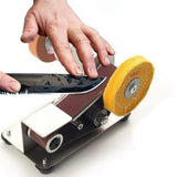 Maxbell Adjustable Speed Mini Belt Sander US Plug Adapter Dustproof for Welding Style B