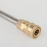 Maxbell Extension Wand Stainless Steel Hosehold Sturdy Portable 1/4 Quick Connection 15CM