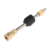 Maxbell Extension Wand Stainless Steel Hosehold Sturdy Portable 1/4 Quick Connection 15CM