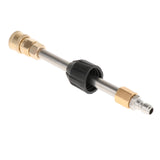 Maxbell Extension Wand Stainless Steel Hosehold Sturdy Portable 1/4 Quick Connection 15CM