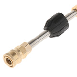 Maxbell Extension Wand Stainless Steel Hosehold Sturdy Portable 1/4 Quick Connection 15CM