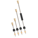 Maxbell Extension Wand Stainless Steel Hosehold Sturdy Portable 1/4 Quick Connection 15CM