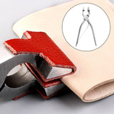 Maxbell Leather Clamp Plier Straight Head Adjustable for Belt Bag Wallet Flat Pliers C