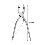 Maxbell Leather Clamp Plier Straight Head Adjustable for Belt Bag Wallet Flat Pliers C
