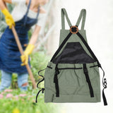 Maxbell Garden Apron Multifunction garden Apron Picked Apron Gardening Apron Green