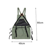Maxbell Garden Apron Multifunction garden Apron Picked Apron Gardening Apron Green