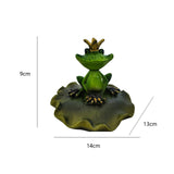 Maxbell Resin Floating Frogs Water Floating Frog Ornament for Home Garden Pond Green