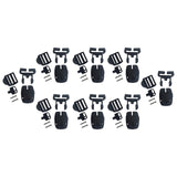 Maxbell SPA Tub Cover Clips Tub Keys Latch Locks Portable SPA Cover Clips Replacement 8pcs